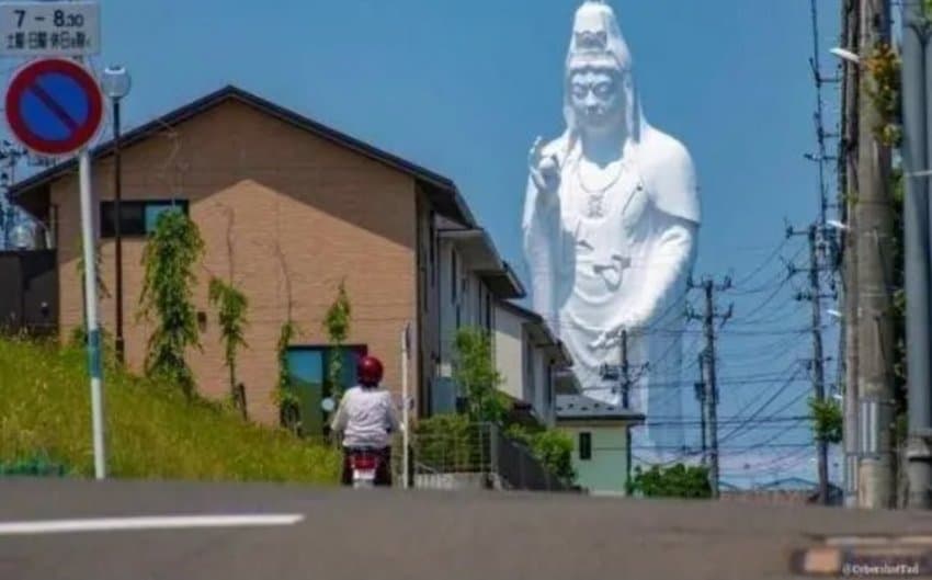 분위기 지리는 일본 초거대 불상