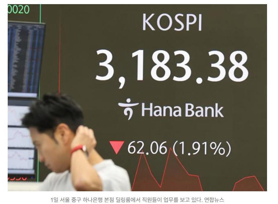 연 2.5조 세금 더 걷으려다 증시에서 하루 만에 116조 증발