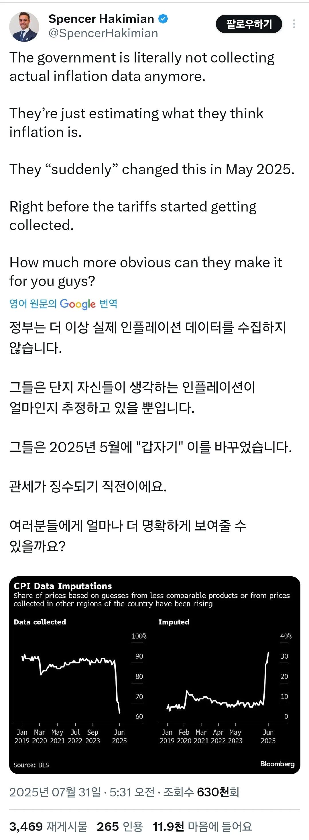 미국이 인플레이션을 걱정하지 않아도 되는 과학적인 이유