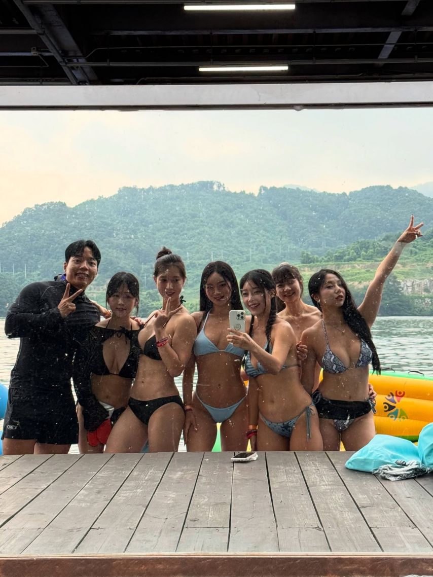 개조이 쥔장 비키니 몸매
