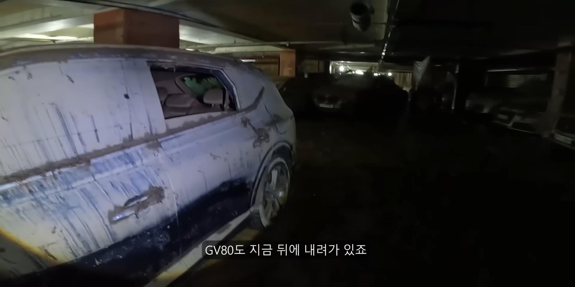 침수된 지하주차장에서 많이보이는 자동차유형