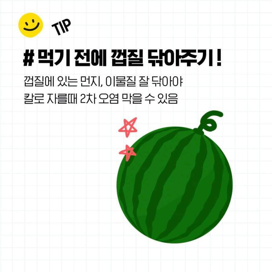 두드리지 않고 꿀수박 고르는 법과 보관 방법