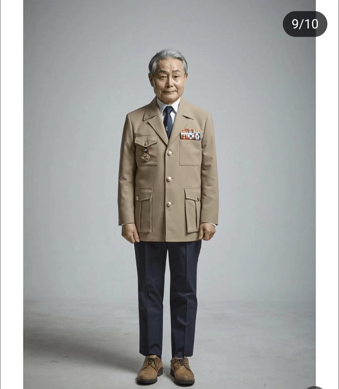 참전용사 분들 유니폼 근황