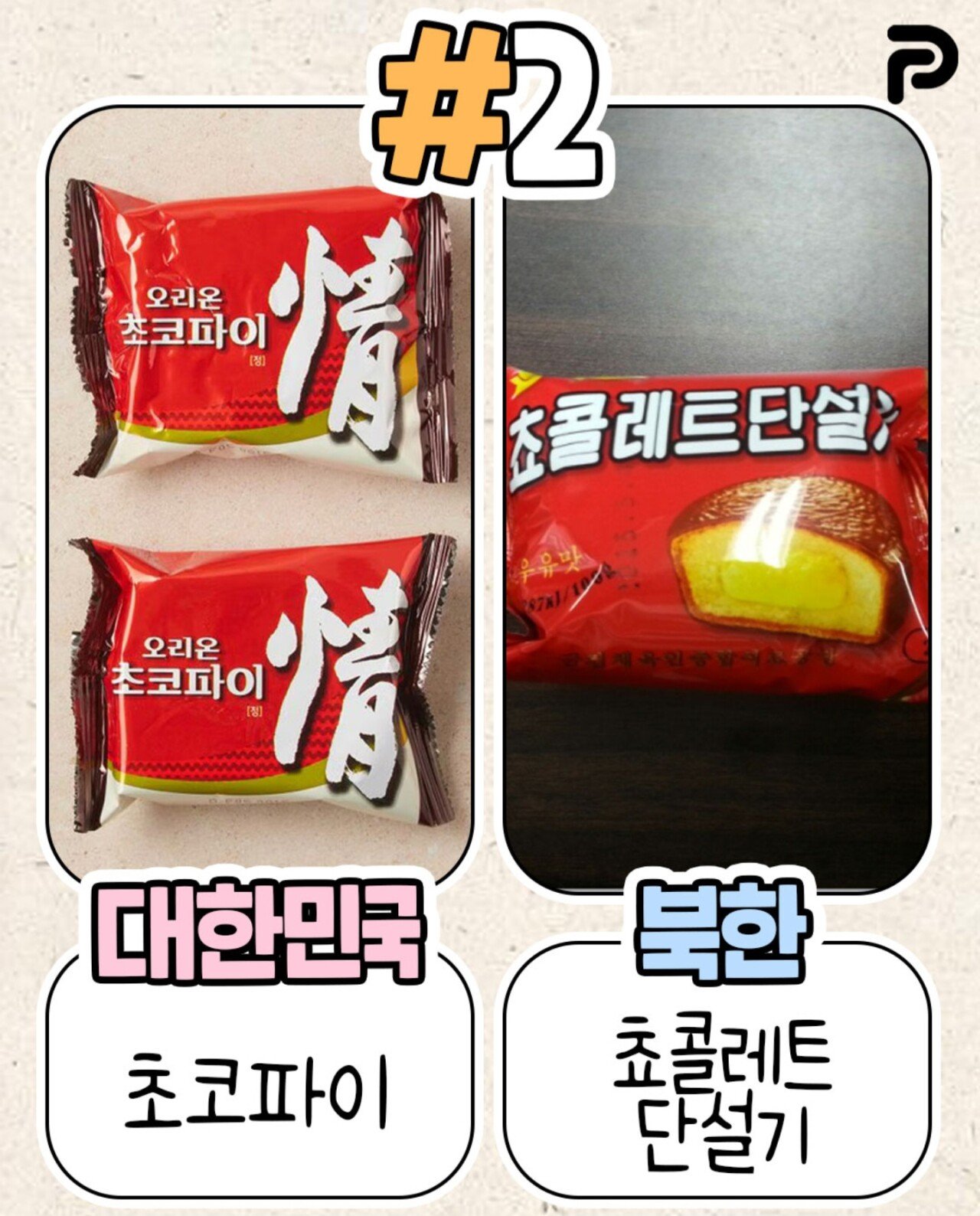 북한이 표절한 우리나라 식품들