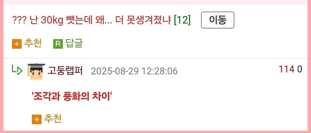 35kg감량 비포 애프터