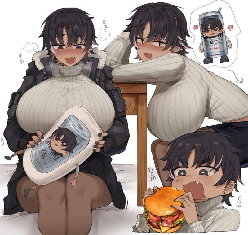 톰보이 여사친이랑 술먹는. manhwa