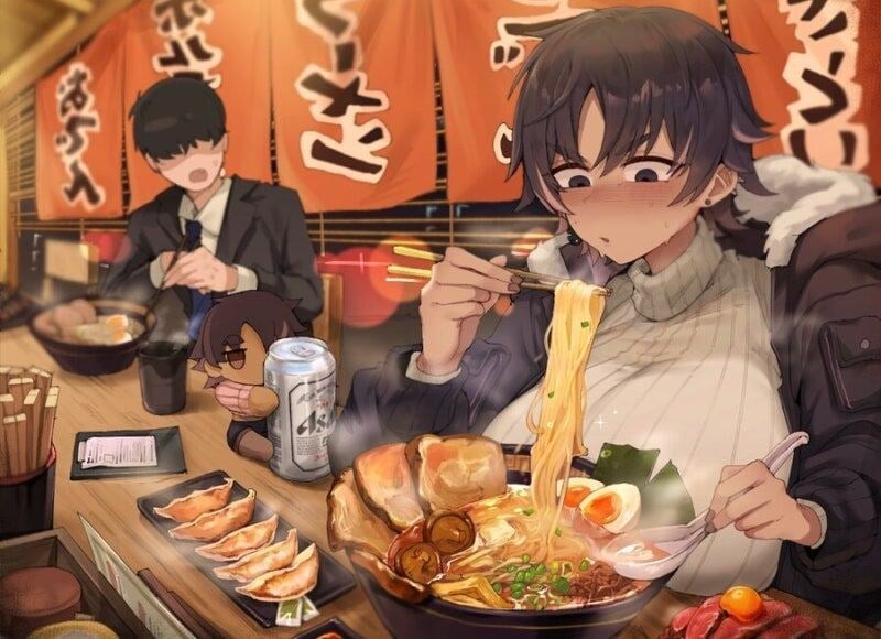 톰보이 여사친이랑 술먹는. manhwa