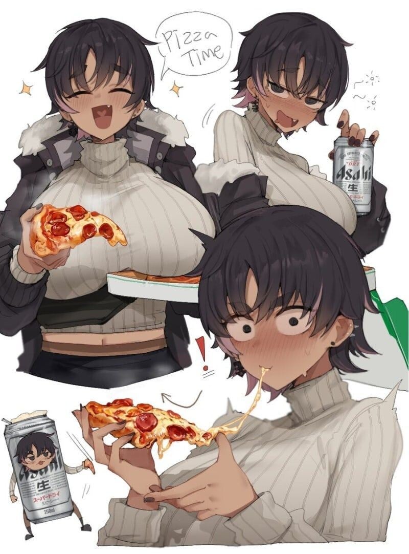 톰보이 여사친이랑 술먹는. manhwa