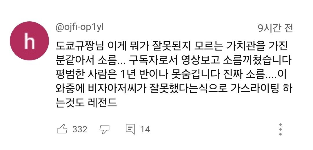 17.9만 유튜버 도쿄규짱 2차 사과내용