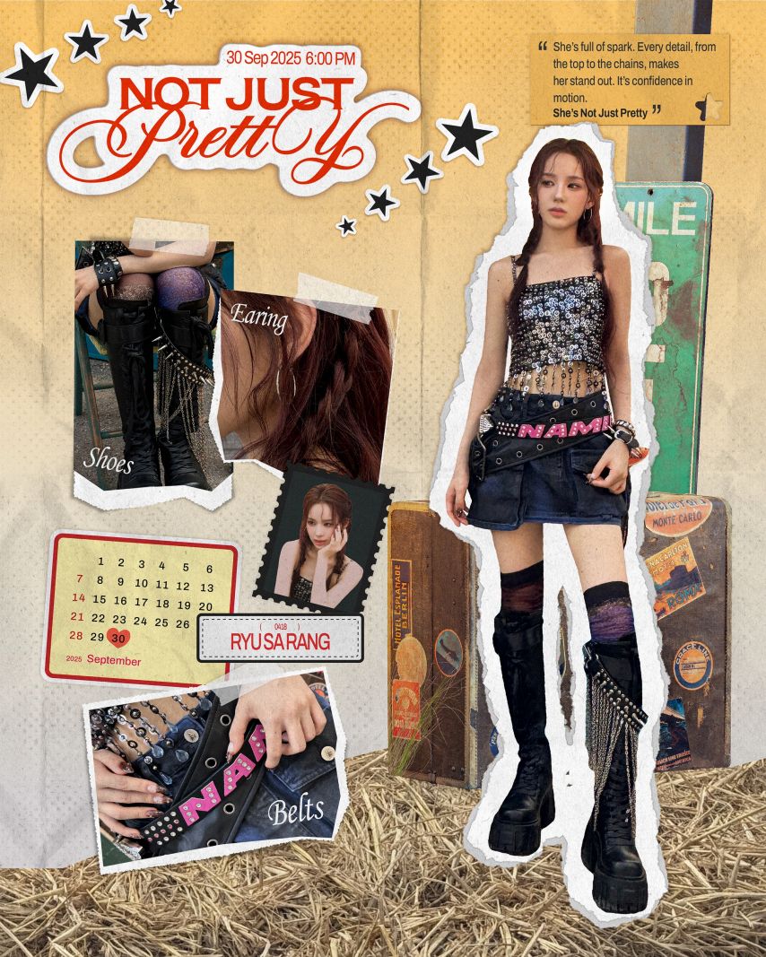 izna 2nd Mini Album 'Not Just Pretty''Not Just Pretty' Outfit Scrap #1