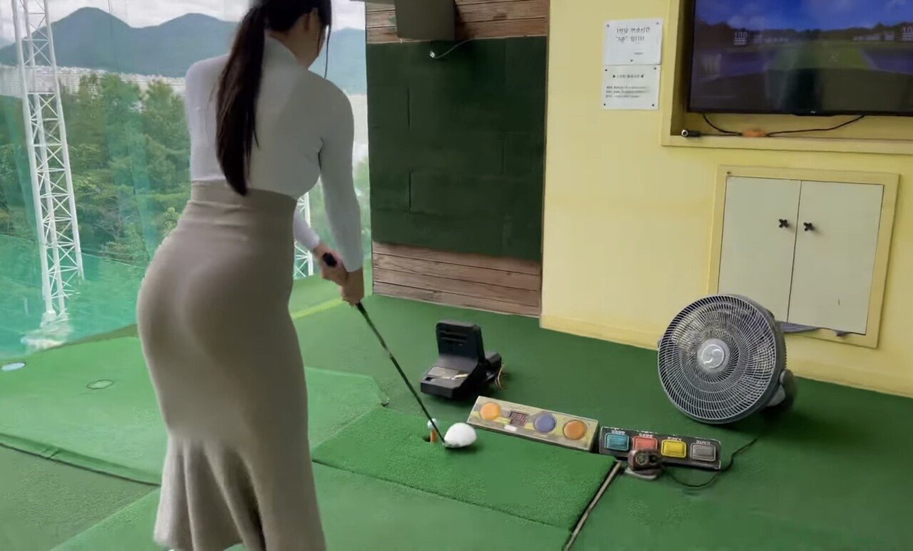 ㅇㅎ)동탄 골프 연습장녀 몸매