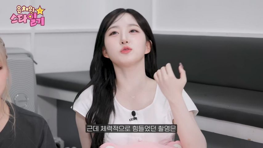 엔믹스 해원, 은채의 스타일기 리액션 표정