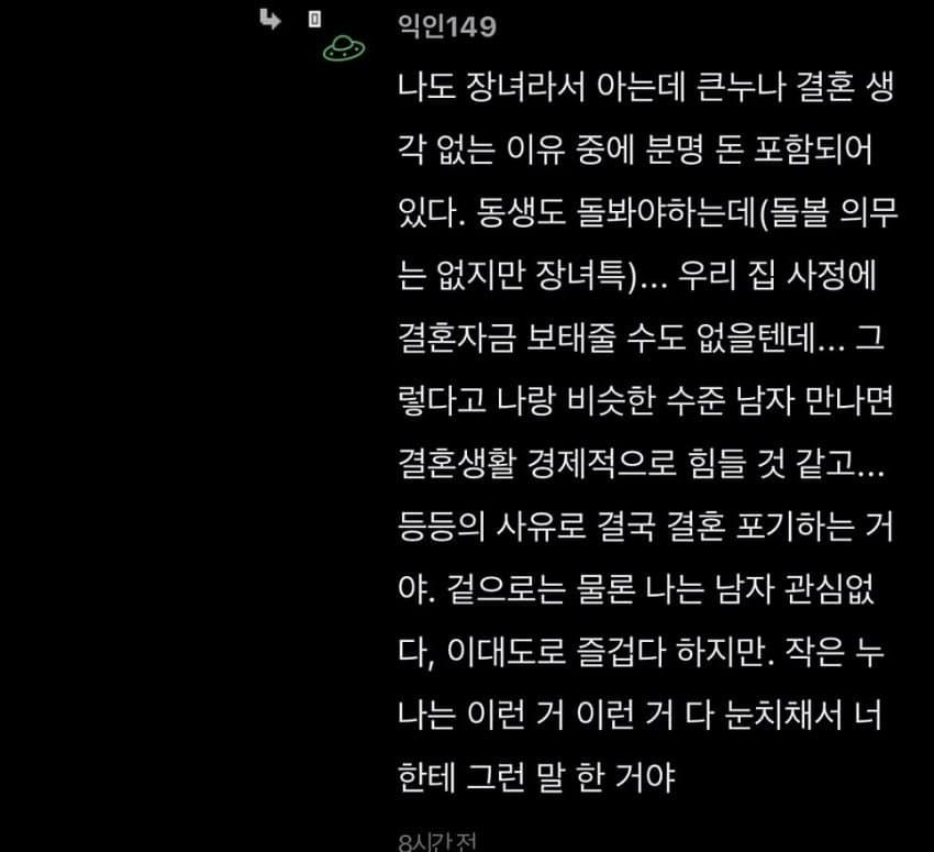 생활비 문제로 누나랑 대판 싸우고 집 나옴