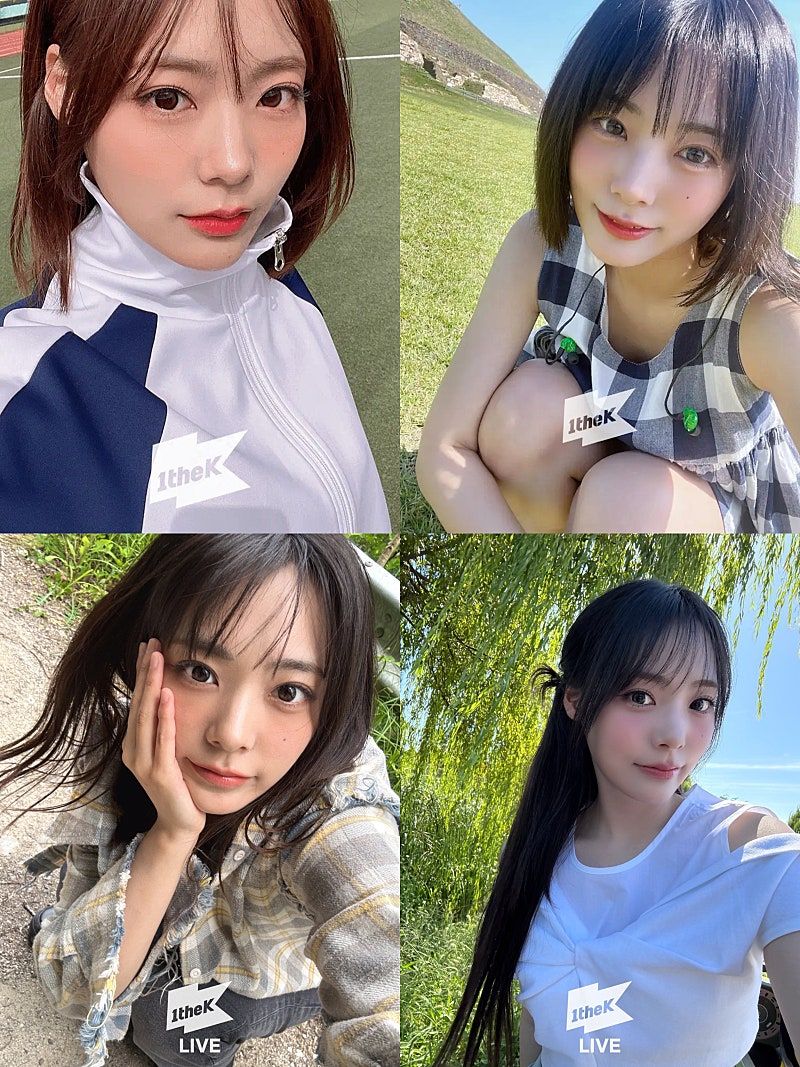 QWER 원더케이 셀카 변천사