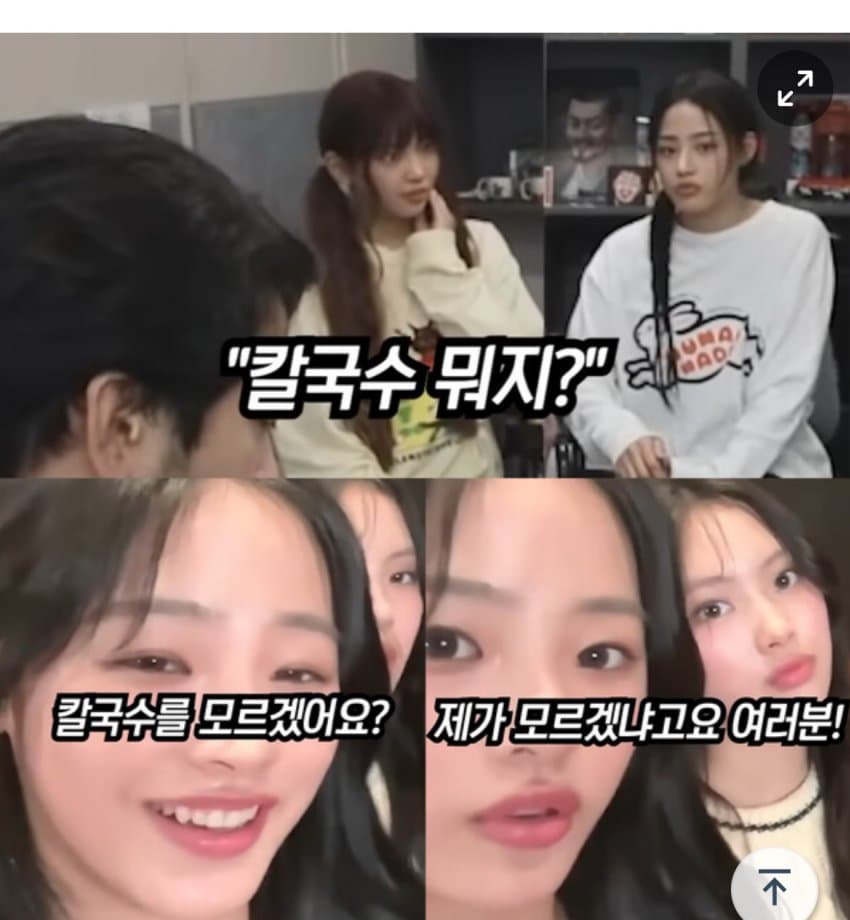 칼국수집을 칼국수집이라 못부르는 아일릿 원희
