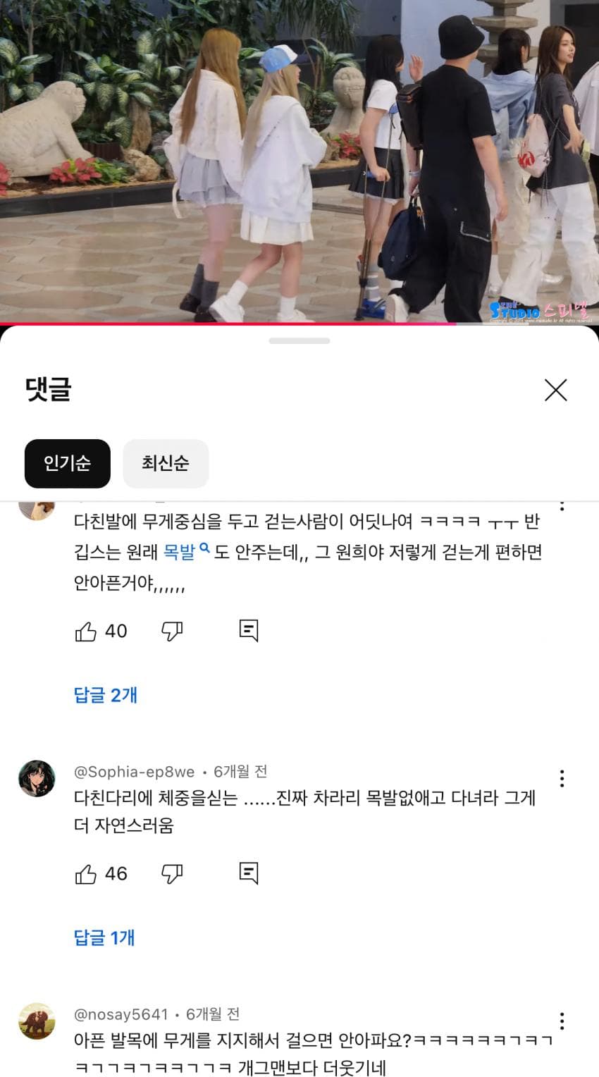버니즈가 원희한테 가한 패악질