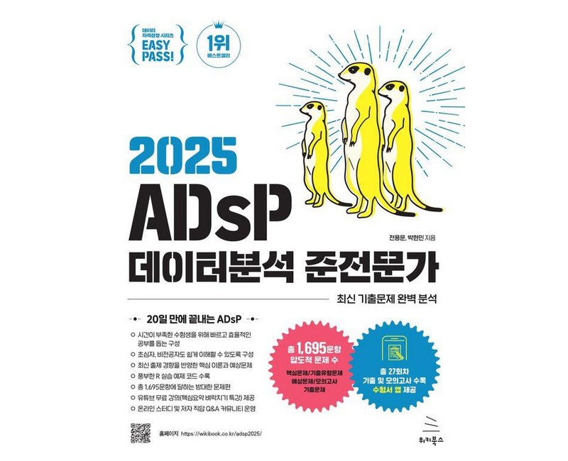 이지패스 2025 ADsP 데이터분석 준전문가