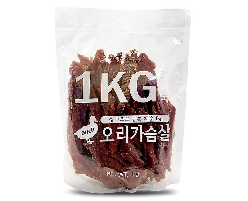 댕냥이생활연구소 강아지 듬뿍 가슴살 건조간식