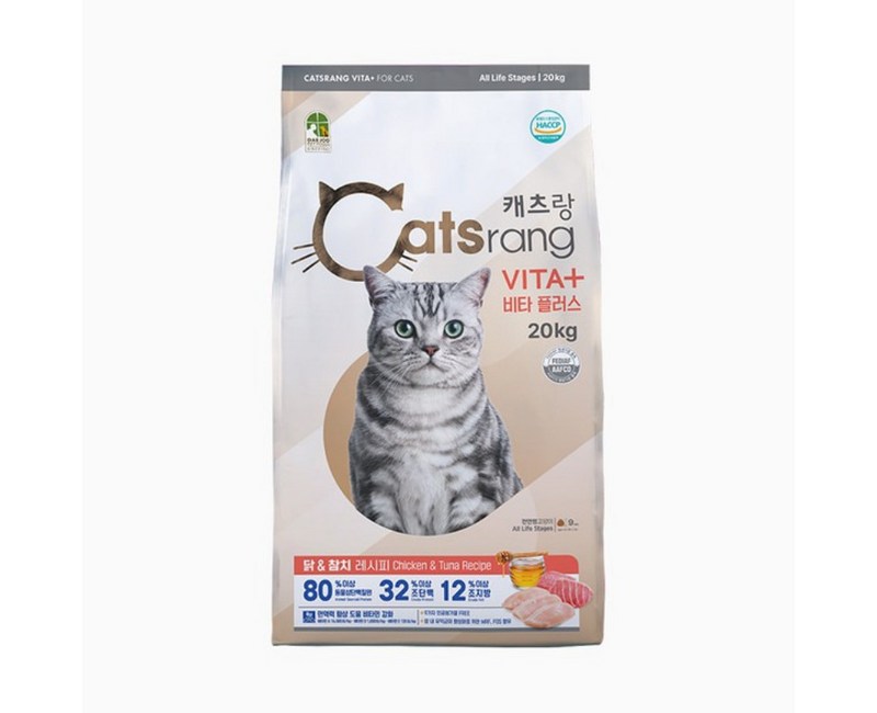 캐츠랑 고양이사료 전연령 비타플러스 20kg 점보