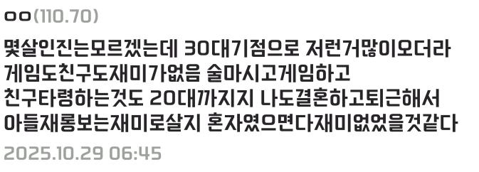 갑자기 인생 모든게 다 재미가 없어졌다는 디시인