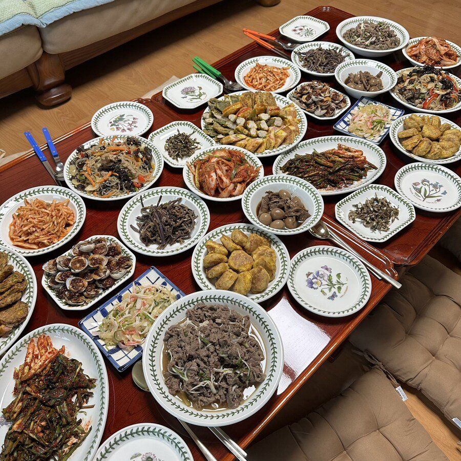 한국에 시집 온 일본 며느리가 부탁한 한국 가정식