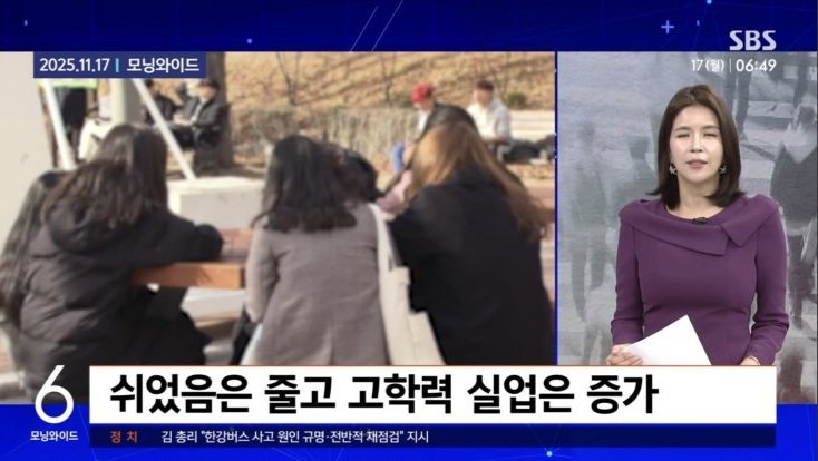 고학력자 위주로 실업율 증가중