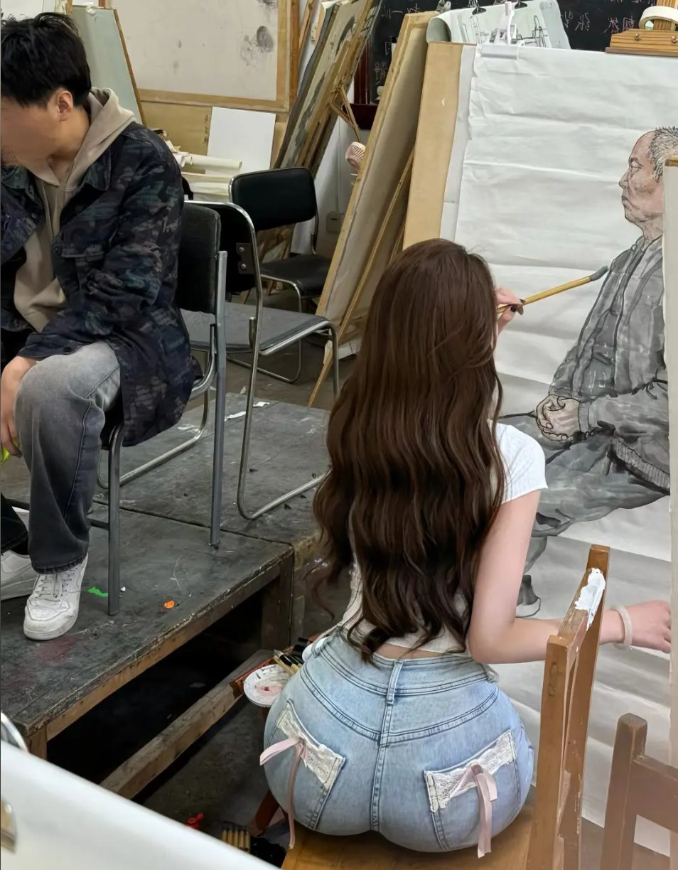 ㅇㅎ) 청바지를 좋아하는 미대누나