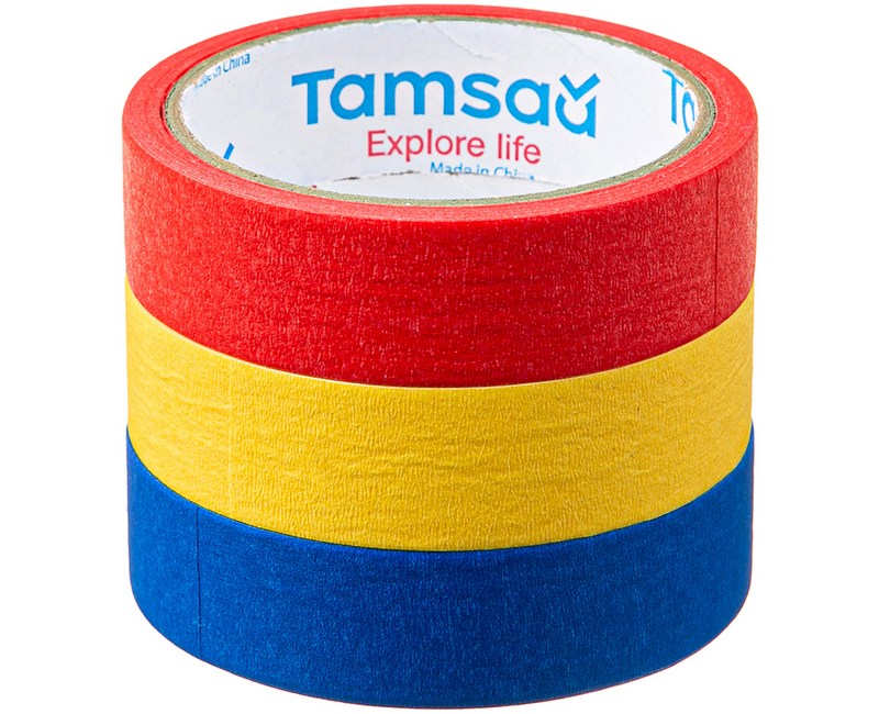 탐사 원색 칼라마스킹 테이프 25mm x 13m