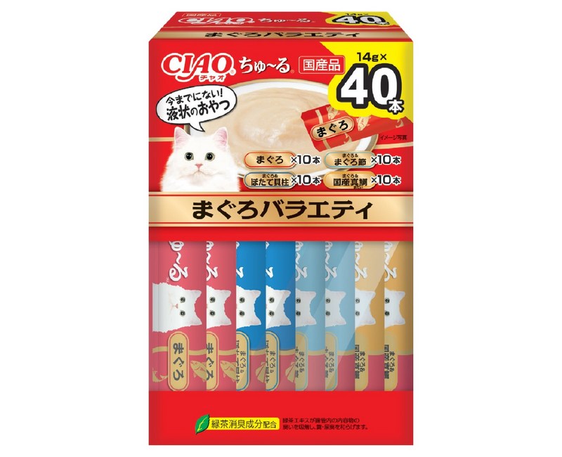 이나바 챠오츄르 고양이 버라이어티 짜먹는 간식 40p