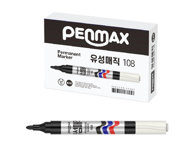 펜맥스 유성매직 108
