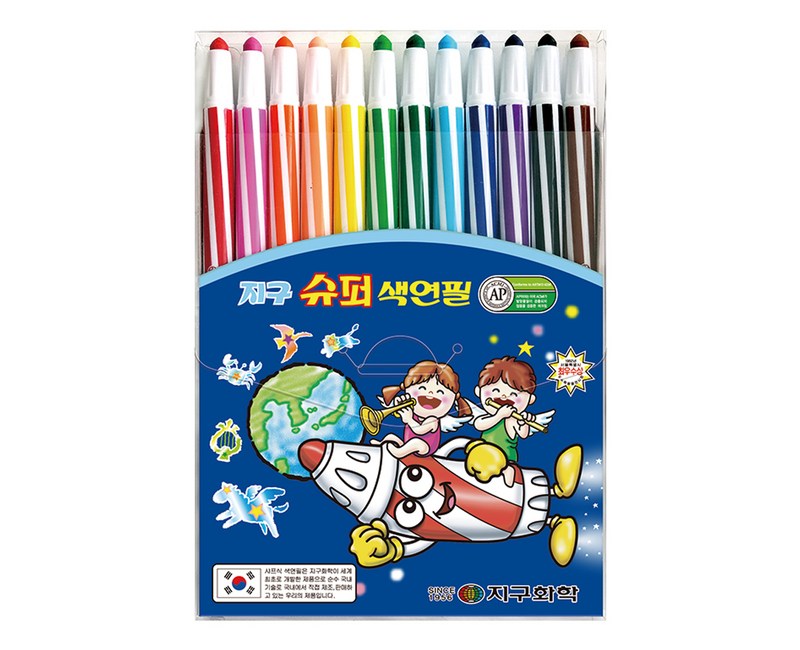 지구화학 지구 슈퍼 샤프식 색연필