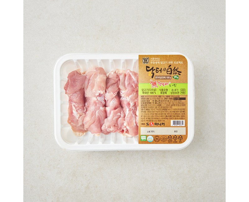 마니커 닭터의자연 무항생제 인증 1등급 닭다리살 정육 (냉장)