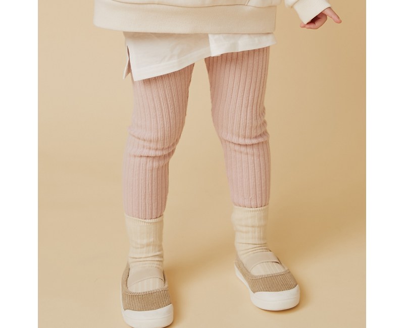 바오밥나무 아동용 기모 노바골지레깅스