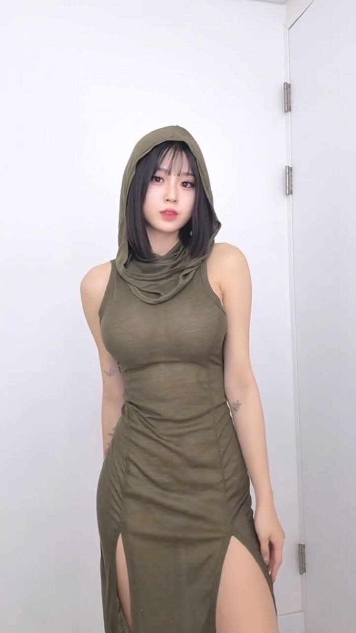 시스루라 엄청난 미드 다 비치게 보여주는 장은비