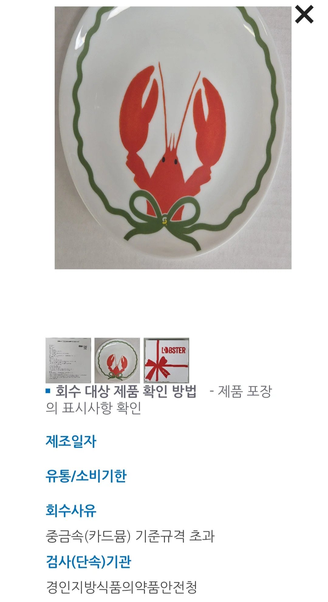 그림이 녹아내리던 서브웨이 랍스타 접시 근황