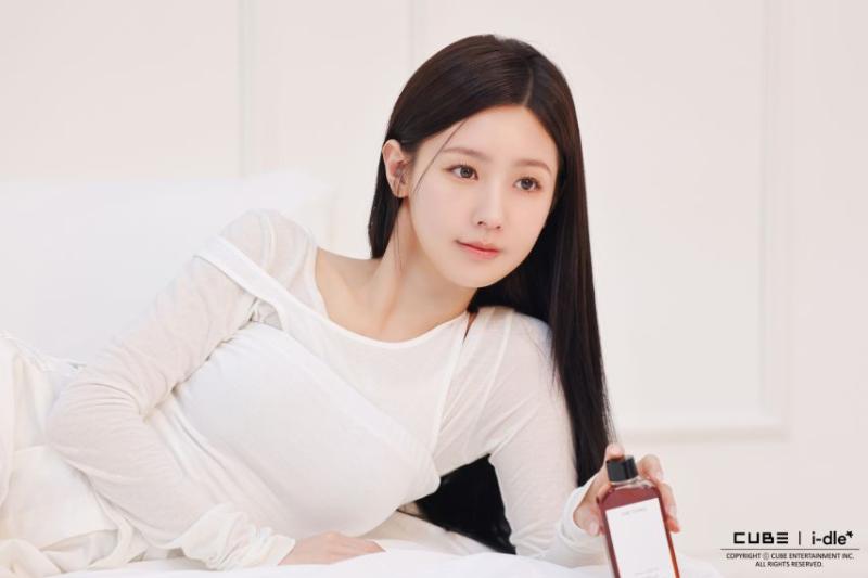 아이들 미연 ONE THING 광고 촬영 비하인드