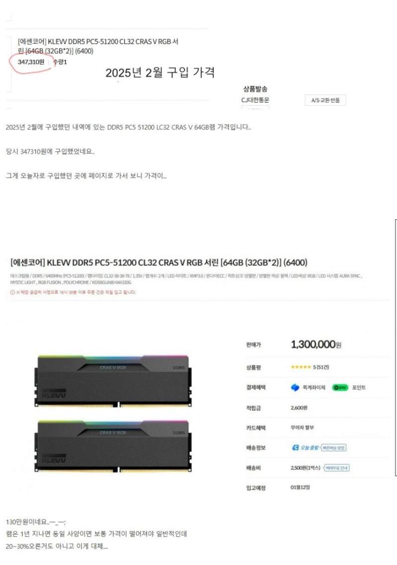 미친 메모리