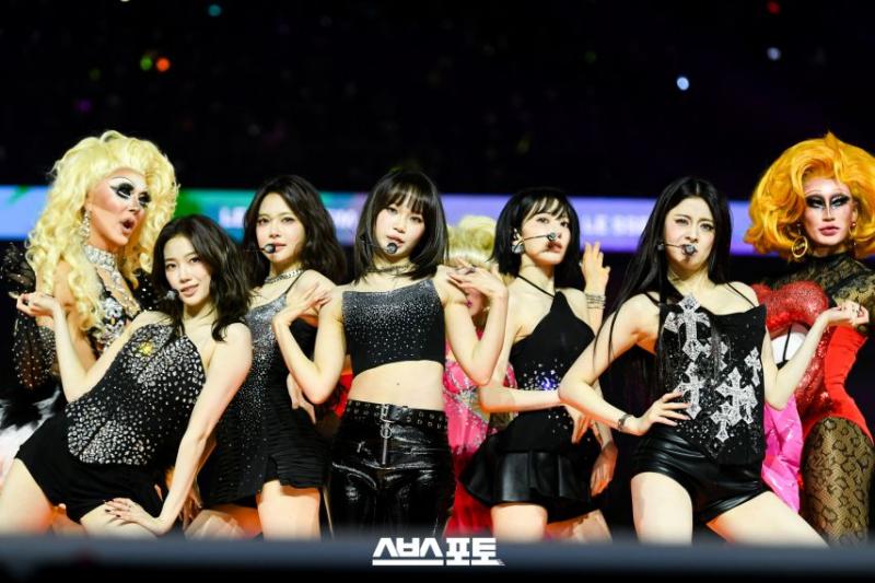 르세라핌 가요대전 현장포토