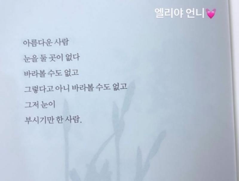 이엘리야 인스타