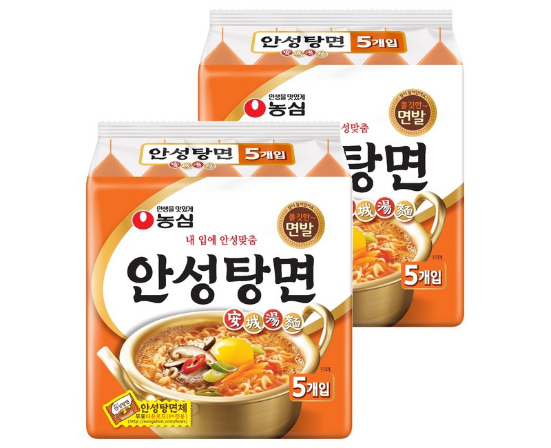 농심 안성탕면 125g