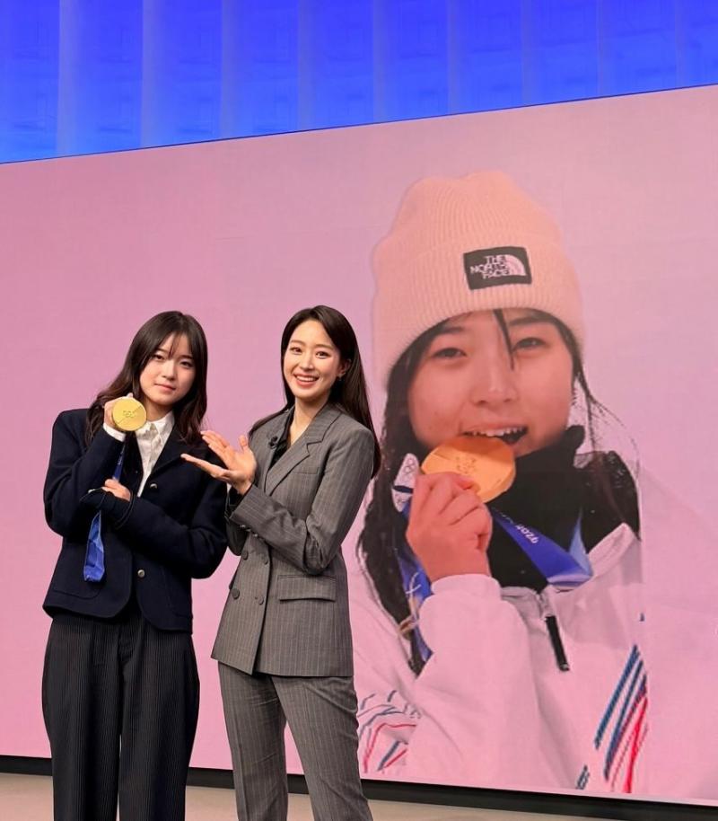 주시은 아나운서 with 최가온 유지태