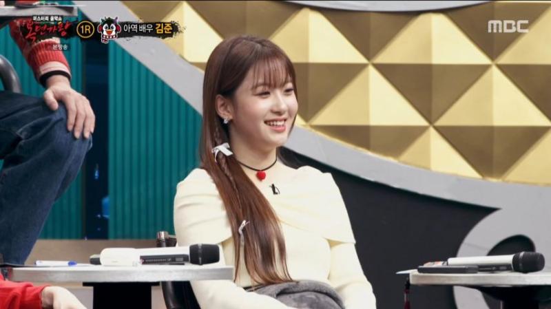 오유진, 복면가왕 리액션 표정