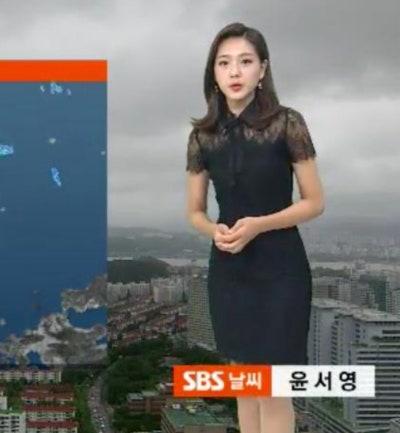윤서영 기상캐스터 몸매 1티어