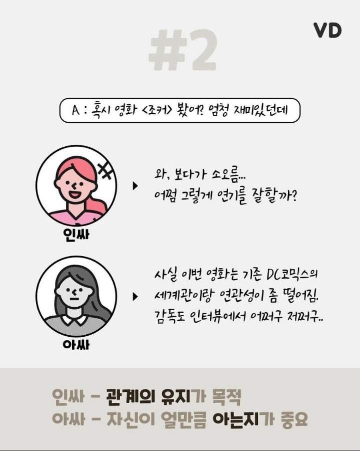 인싸와 아싸의 차이