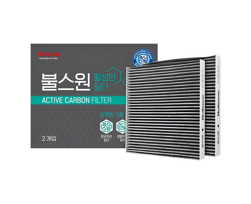 불스원 활성탄 에어컨 필터 2p