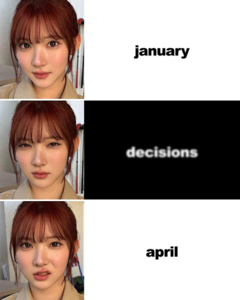 하츠투하츠 만우절짤
