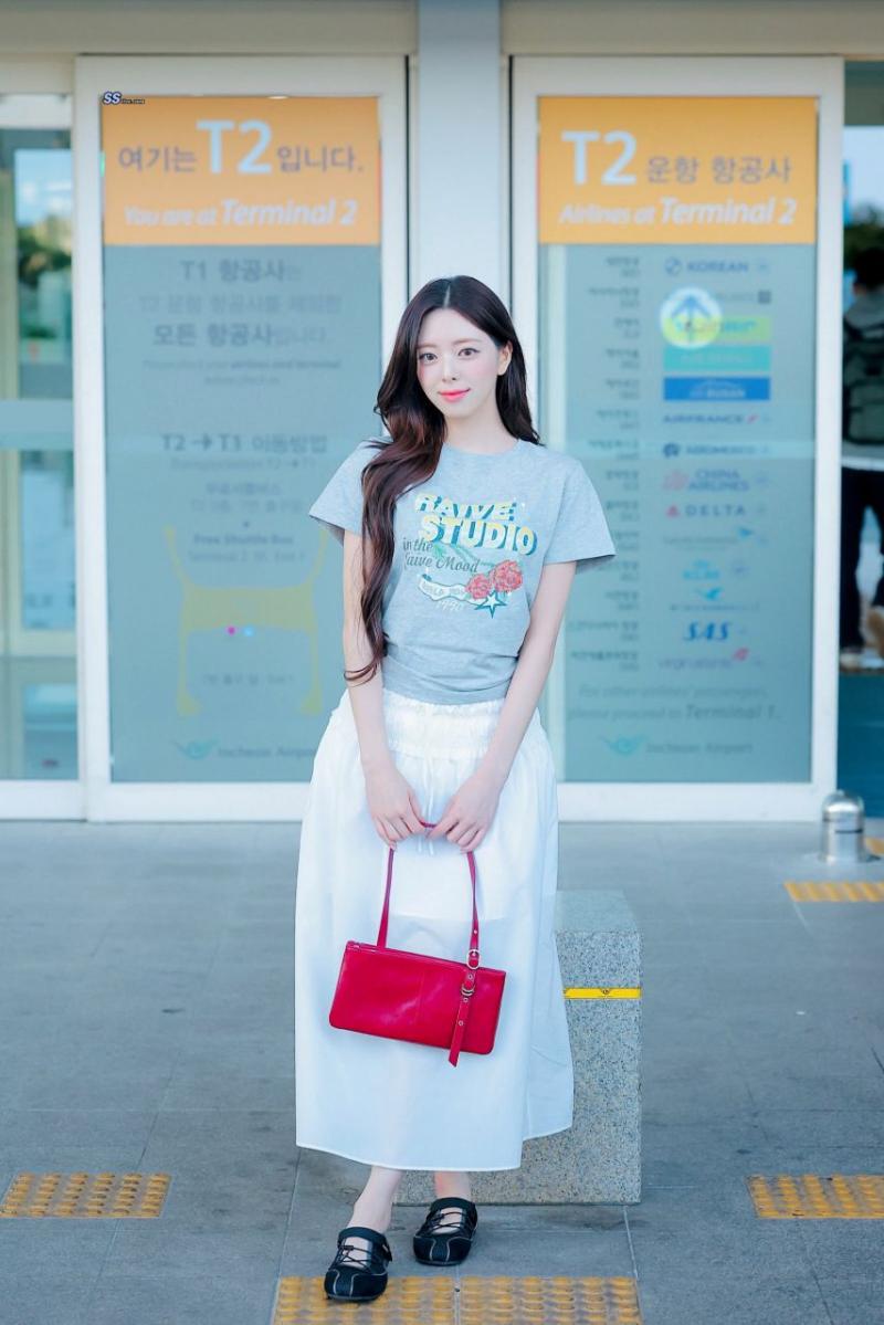 오늘자 광저우로 출국하는 ITZY 유나