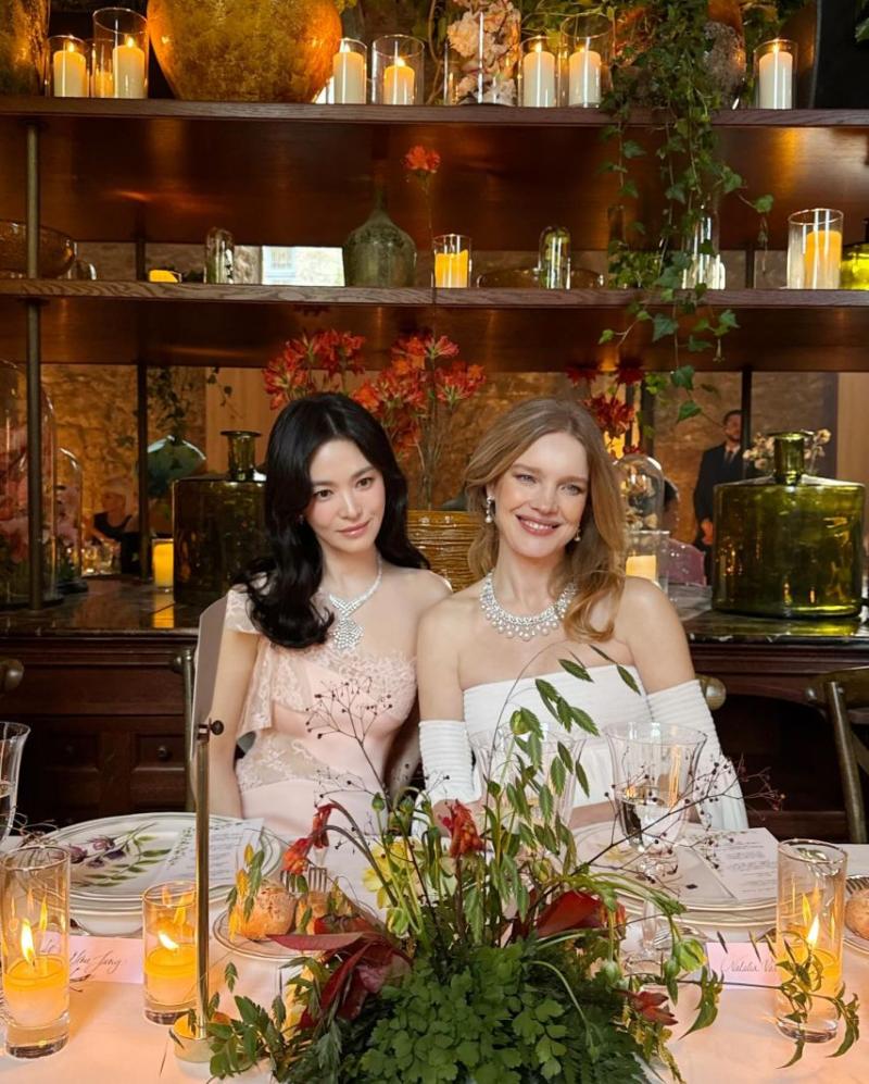 송혜교 인별 Chaumet with 소피마르소 등