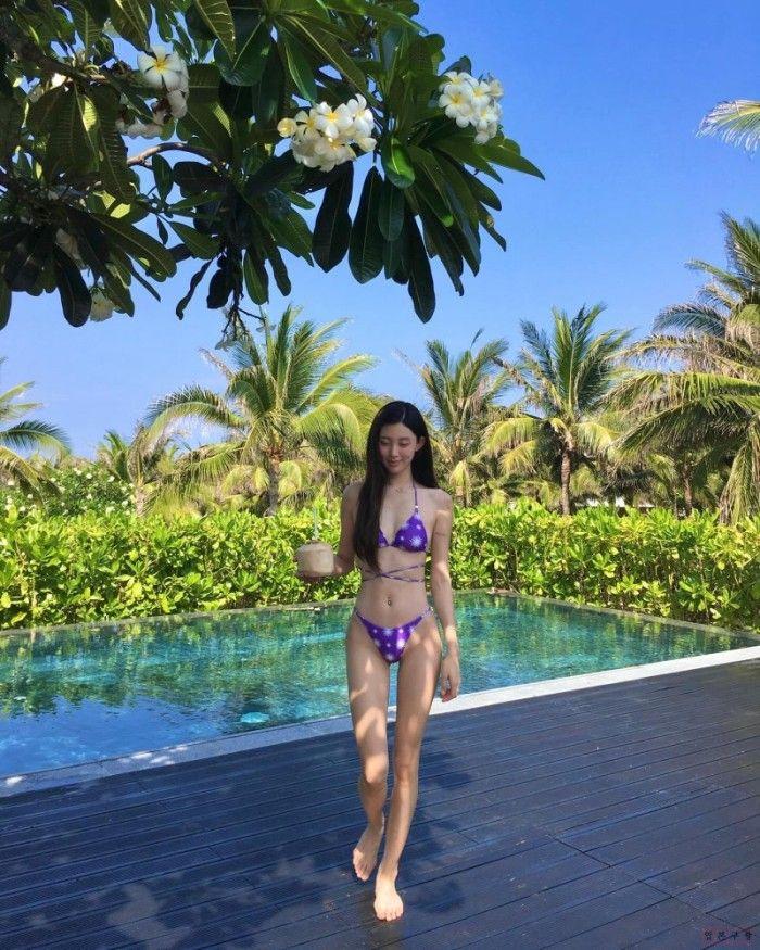 이지연 175cm 장신 비키니 몸매