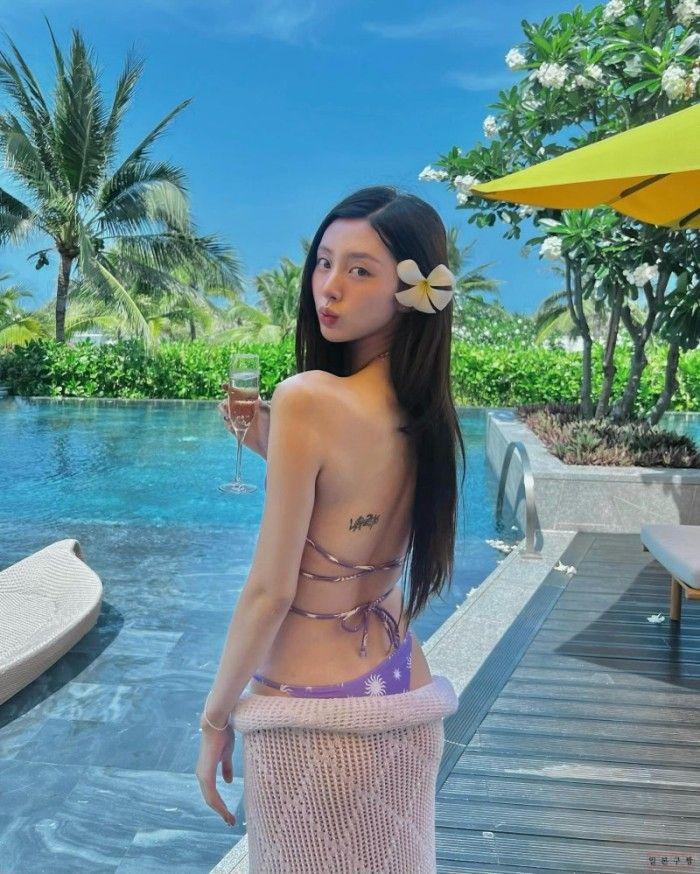이지연 175cm 장신 비키니 몸매